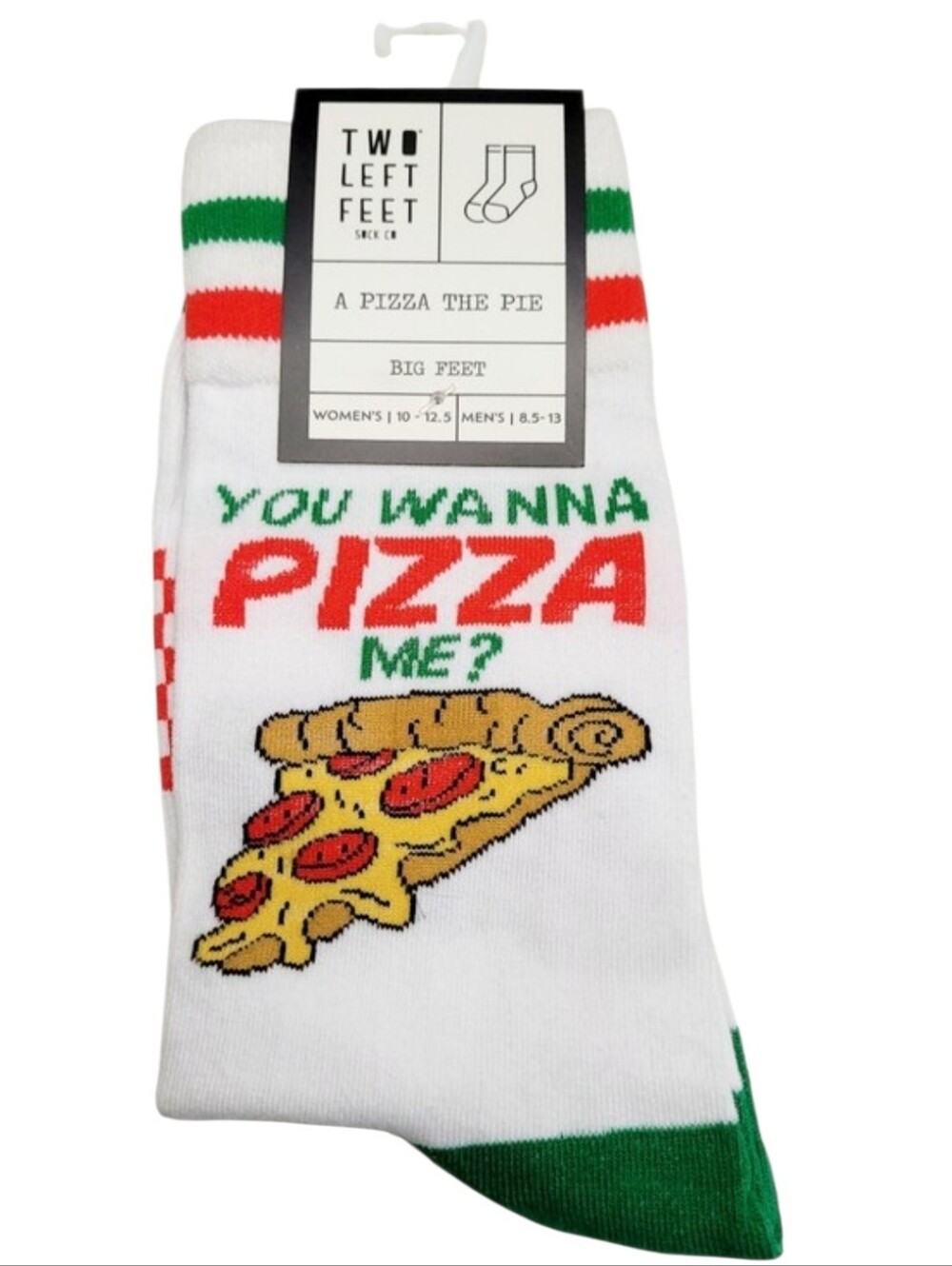 Two Left Feet Sock Co. "A Pizza The Pie" Socks